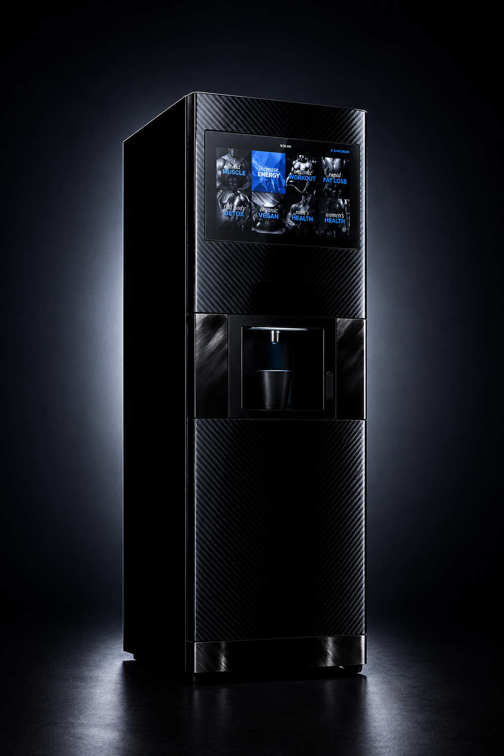 Premium protein vending machine